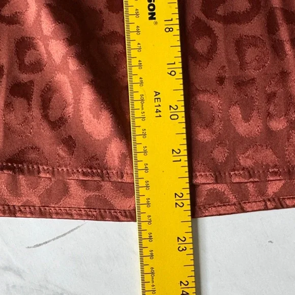 Jealous Tomato Rust Animal Print Blouse - Picture 14 of 14